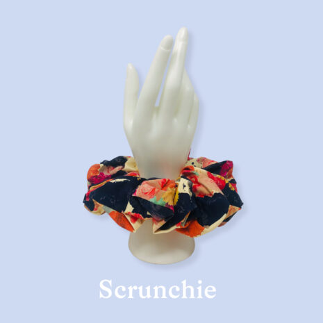 pacific floral scrunchie hand